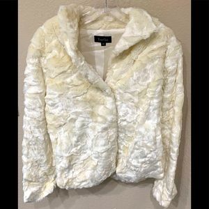 True Grit Cream Fur Jacket